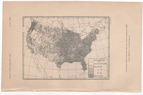 The Total Precipitation for the Crop Season of 1903 from March 1 to October 5.